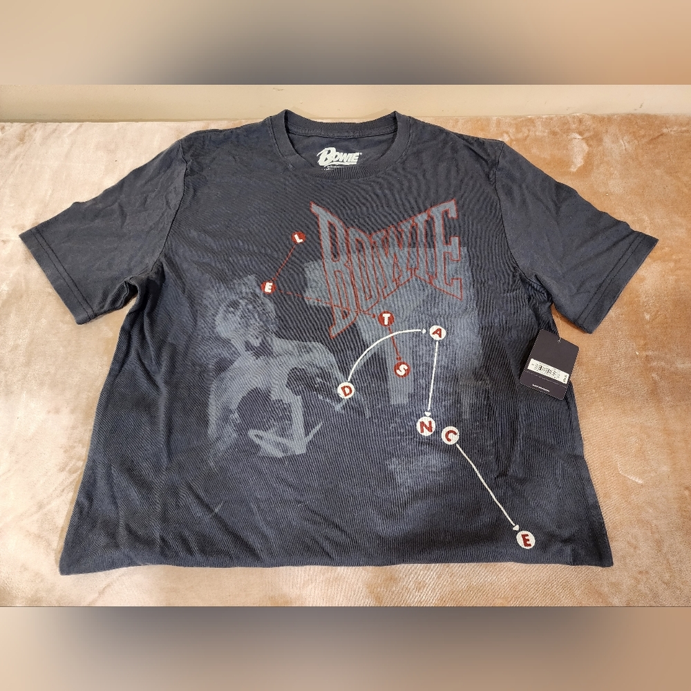 New Lucky Brand - David Bowie Let's Dance Graphic Tee Shirt